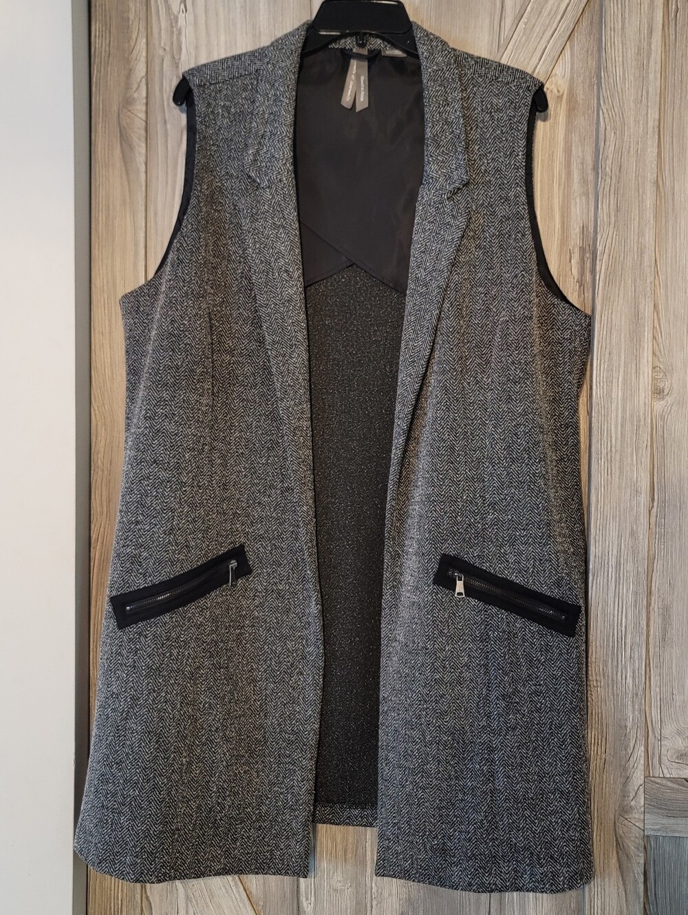 Penningtons Tweed Sleeveless Long Vest 16+